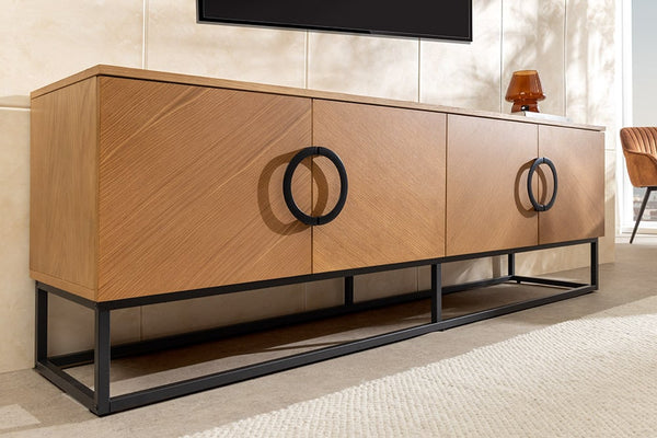 ORGANIC LIVING Solid sideboard 175cm mango wood organic design 