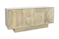 ORGANIC LIVING Solid sideboard 175cm mango wood organic design 