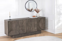 ORGANIC LIVING Solid sideboard 175cm mango wood organic design 