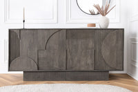 ORGANIC LIVING Solid sideboard 175cm mango wood organic design 