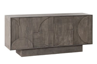 ORGANIC LIVING Solid sideboard 175cm mango wood organic design 