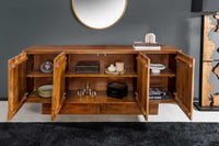 ORGANIC LIVING Solid sideboard 175cm mango wood organic design 