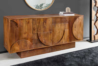ORGANIC LIVING Solid sideboard 175cm mango wood organic design 