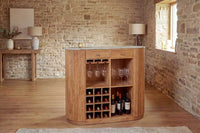 AMAZONAS solid sideboard 160cm mango wood natural front design