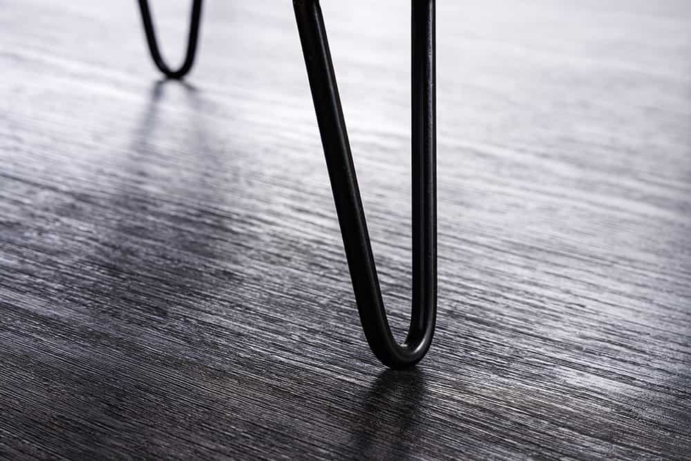 ORGANIC LIVING Retro Couchtisch braun Akazie Massivholz honey finish Stauraum