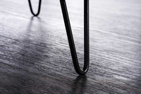 ORGANIC LIVING Retro Couchtisch braun Akazie Massivholz honey finish Stauraum