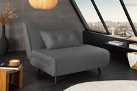 Chesterfield 2 seater sofa 150cm antique brown with button stitching and spring core