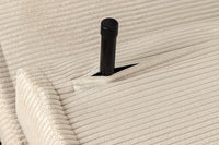 Chesterfield 2 seater sofa 150cm antique brown with button stitching and spring core