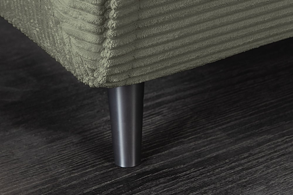 Chesterfield 2 seater sofa 150cm antique brown with button stitching and spring core