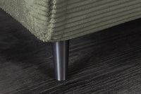 Chesterfield 2 seater sofa 150cm antique brown with button stitching and spring core