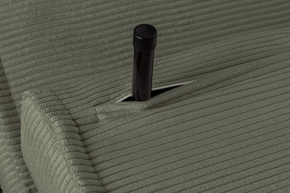 Chesterfield 2 seater sofa 150cm antique brown with button stitching and spring core