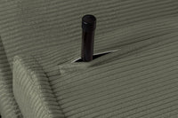 Chesterfield 2 seater sofa 150cm antique brown with button stitching and spring core