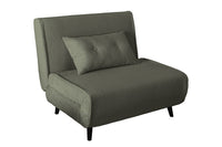 Chesterfield 2 seater sofa 150cm antique brown with button stitching and spring core