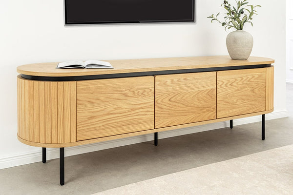 ORGANIC LIVING Solid sideboard 175cm mango wood organic design 