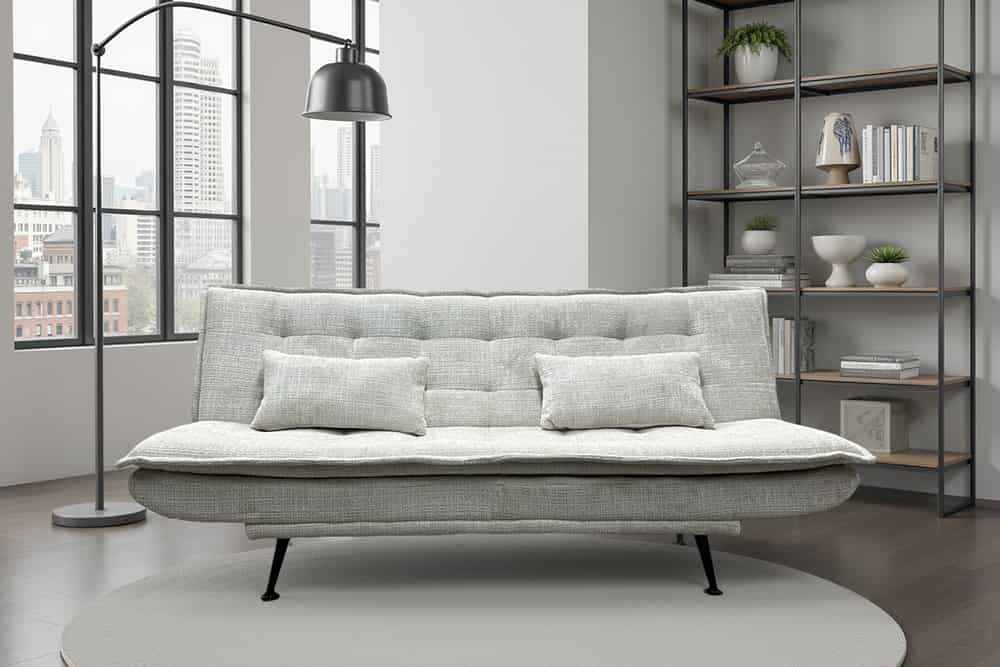 Chesterfield 2 seater sofa 150cm antique brown with button stitching and spring core