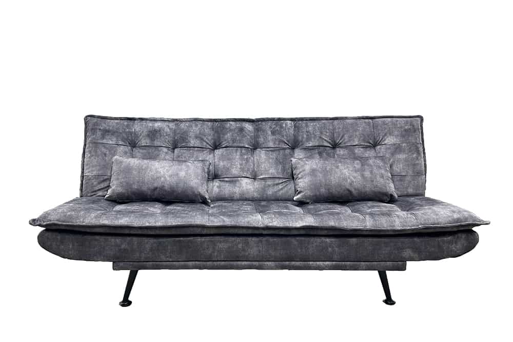 Chesterfield 2 seater sofa 150cm antique brown with button stitching and spring core