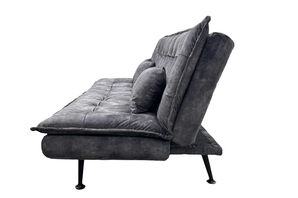 Chesterfield 2 seater sofa 150cm antique brown with button stitching and spring core