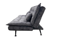 Chesterfield 2 seater sofa 150cm antique brown with button stitching and spring core