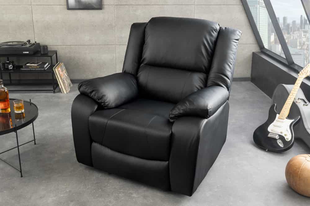 HOLLYWOOD Kinosessel Kunstleder Federkern verstellbare Rückenlehne