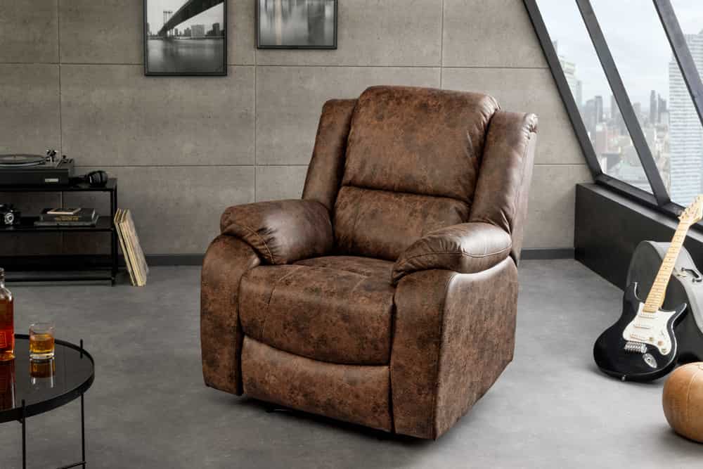 HOLLYWOOD Kinosessel Kunstleder Federkern verstellbare Rückenlehne