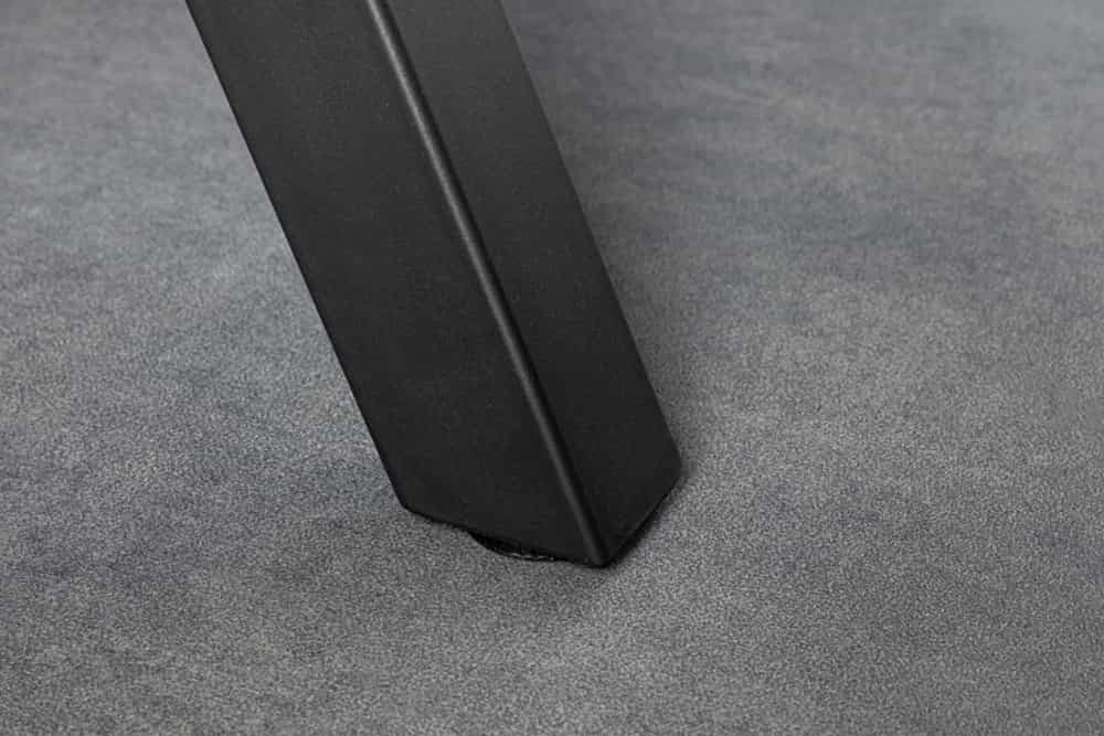 WILD Industrial Bartisch 120cm grau Wildeichen-Design schwarz Metall X-Gestell