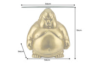 SUMO Runder Couchtisch  55cm gold Skulptur handmade