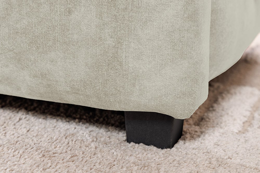 PARIS Design Boxbett Samt Champagner Beige Chesterfield Doppelbett