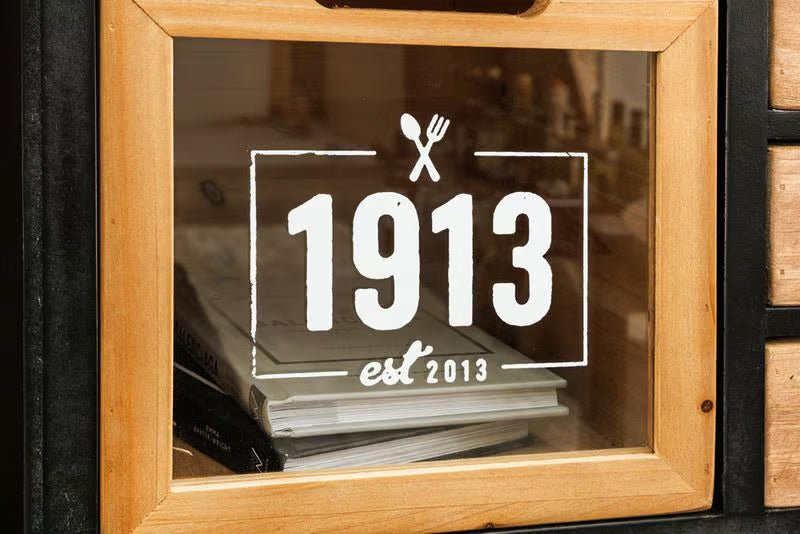 Industrial Schubladenschrank SECRETS 95cm natur braun schwarz Metall Pinienholz Kommode