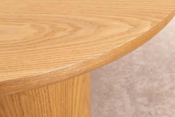 Stilvoller Couchtisch ORGANIKO 130cm natur Eiche organische Form
