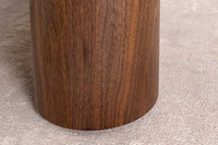 Stilvoller Couchtisch ORGANIKO 110cm weiß braun Walnuss Pandora Keramik