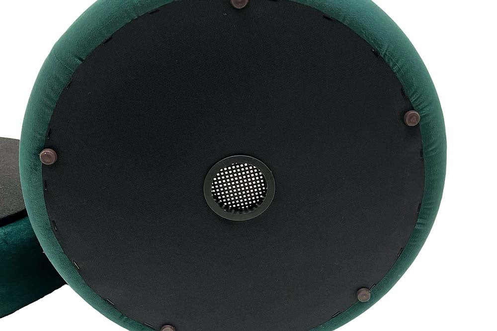 Runder Polsterhocker VOGUE 40cm mit Stauraum