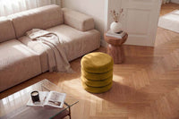 Runder Polsterhocker VOGUE 40cm mit Stauraum