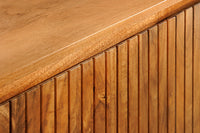 GATSBY design sideboard 160cm brown matt gold mango wood retro