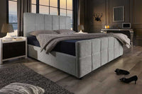 PRESTIGE Design Boxbett 180x200cm Doppelbett Bouclè mit Stauraum