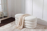 Extravagante Polsterbank VOGUE 85cm Sitzbank mit Stauraum
