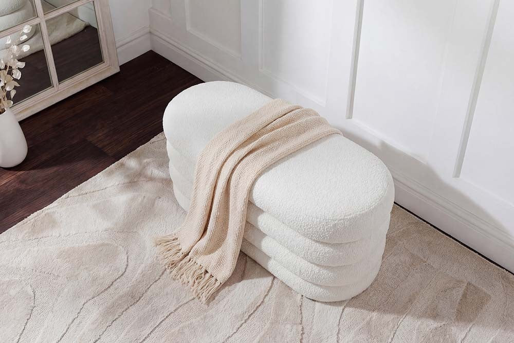 Extravagante Polsterbank VOGUE 85cm Sitzbank mit Stauraum
