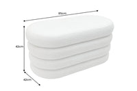 Extravagante Polsterbank VOGUE 85cm Sitzbank mit Stauraum