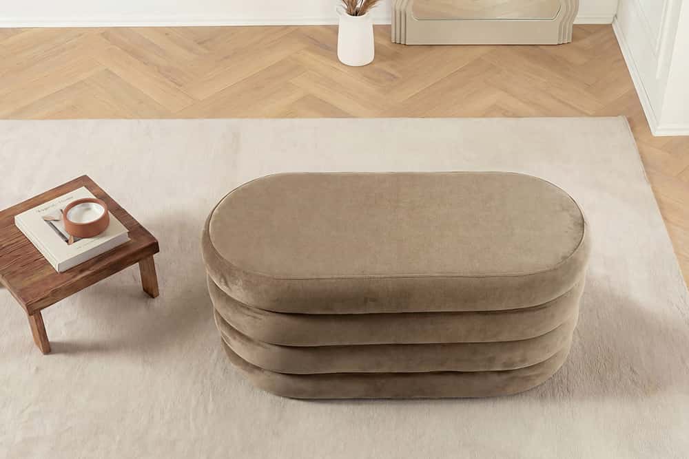 Extravagante Polsterbank VOGUE 85cm Sitzbank mit Stauraum