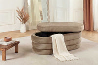 Extravagante Polsterbank VOGUE 85cm Sitzbank mit Stauraum