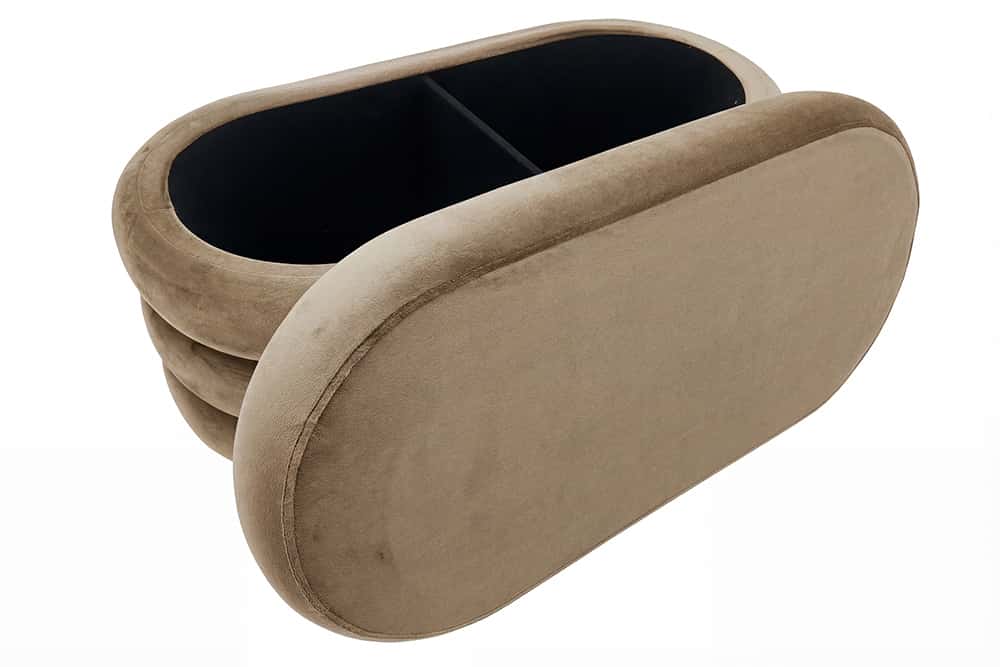 Extravagante Polsterbank VOGUE 85cm Sitzbank mit Stauraum