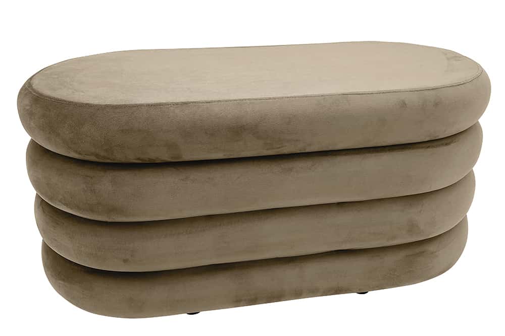 Extravagante Polsterbank VOGUE 85cm Sitzbank mit Stauraum