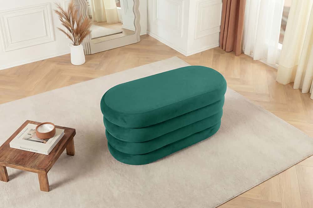 Extravagante Polsterbank VOGUE 85cm Sitzbank mit Stauraum