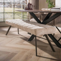 Bank Raster 180cm / Hoven sand - braun