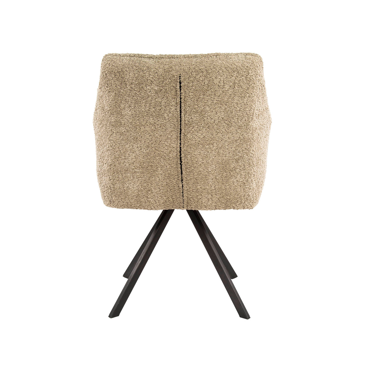 Esszimmerstuhl Raster mit Armlehne – drehbar, Nosag Federung, Metallgestell 2-er Set