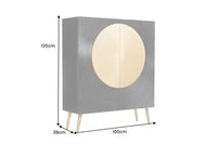 AMAZONAS solid sideboard 160cm mango wood natural front design