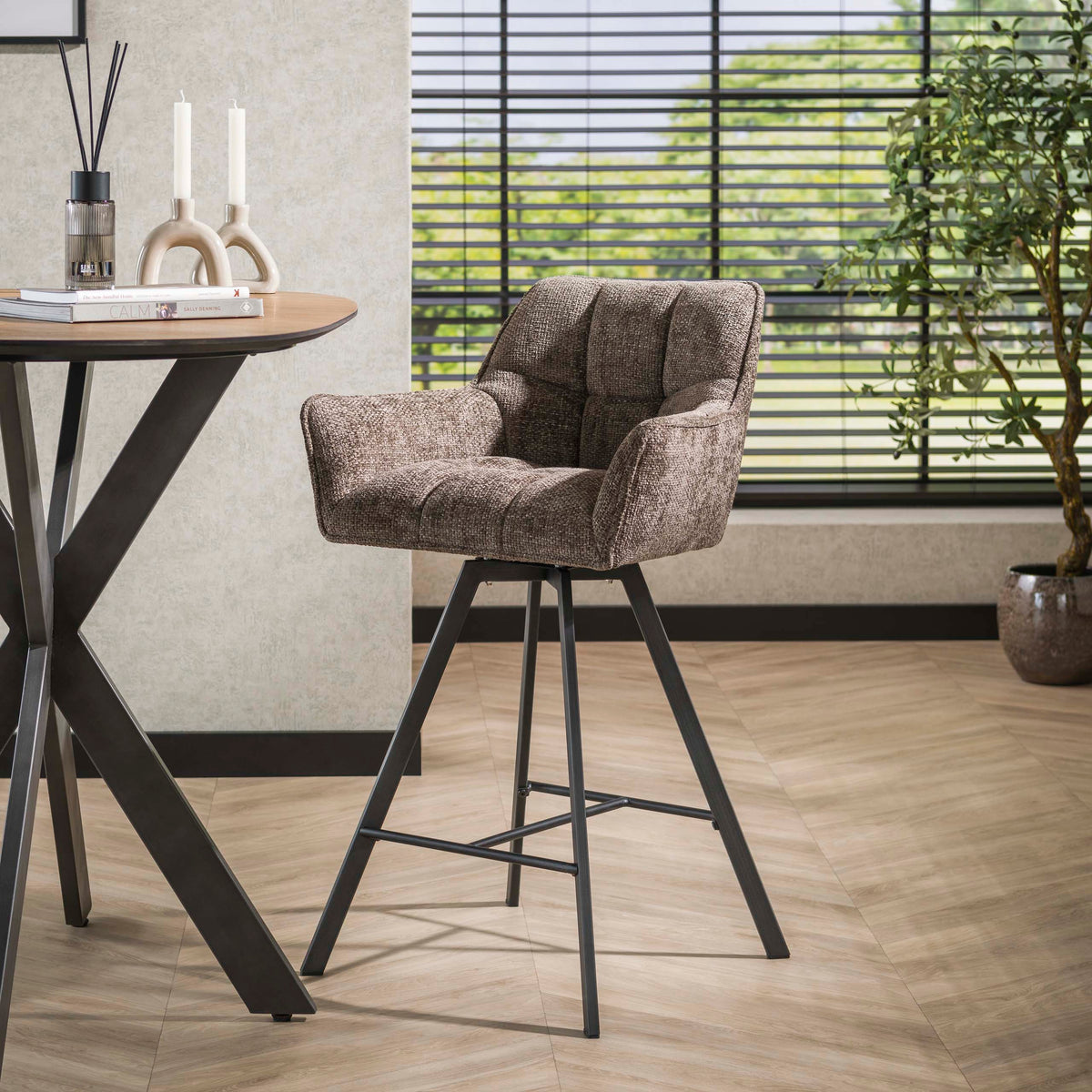 Barstuhl Raster drehbar 2-er Pack