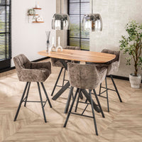 Barstuhl Raster drehbar 2-er Pack
