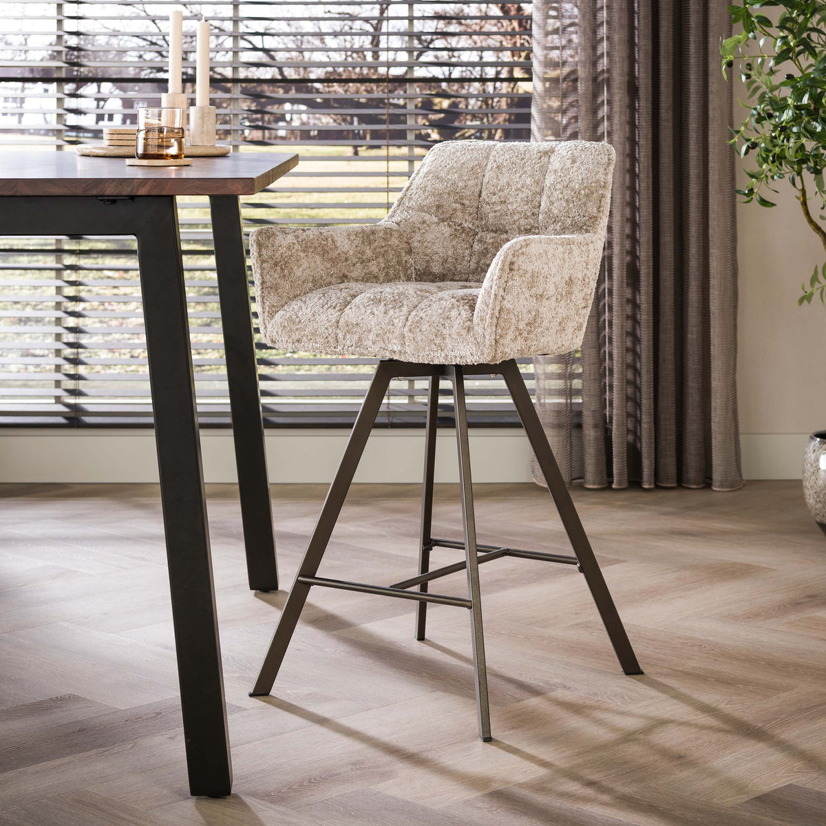 Barstuhl Raster drehbar 2-er Pack