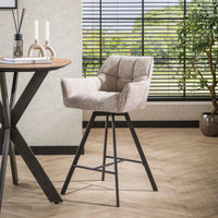 Barstuhl Raster drehbar 2-er Pack
