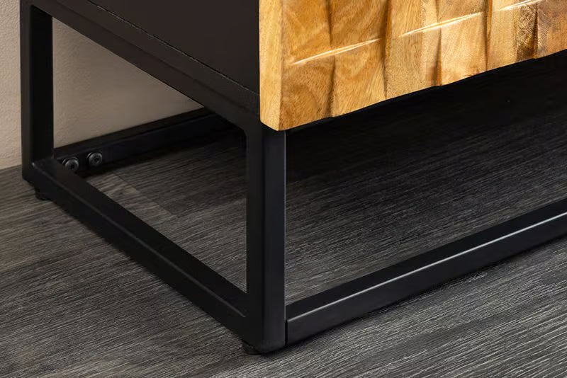 AMAZONAS solid sideboard 160cm mango wood natural front design